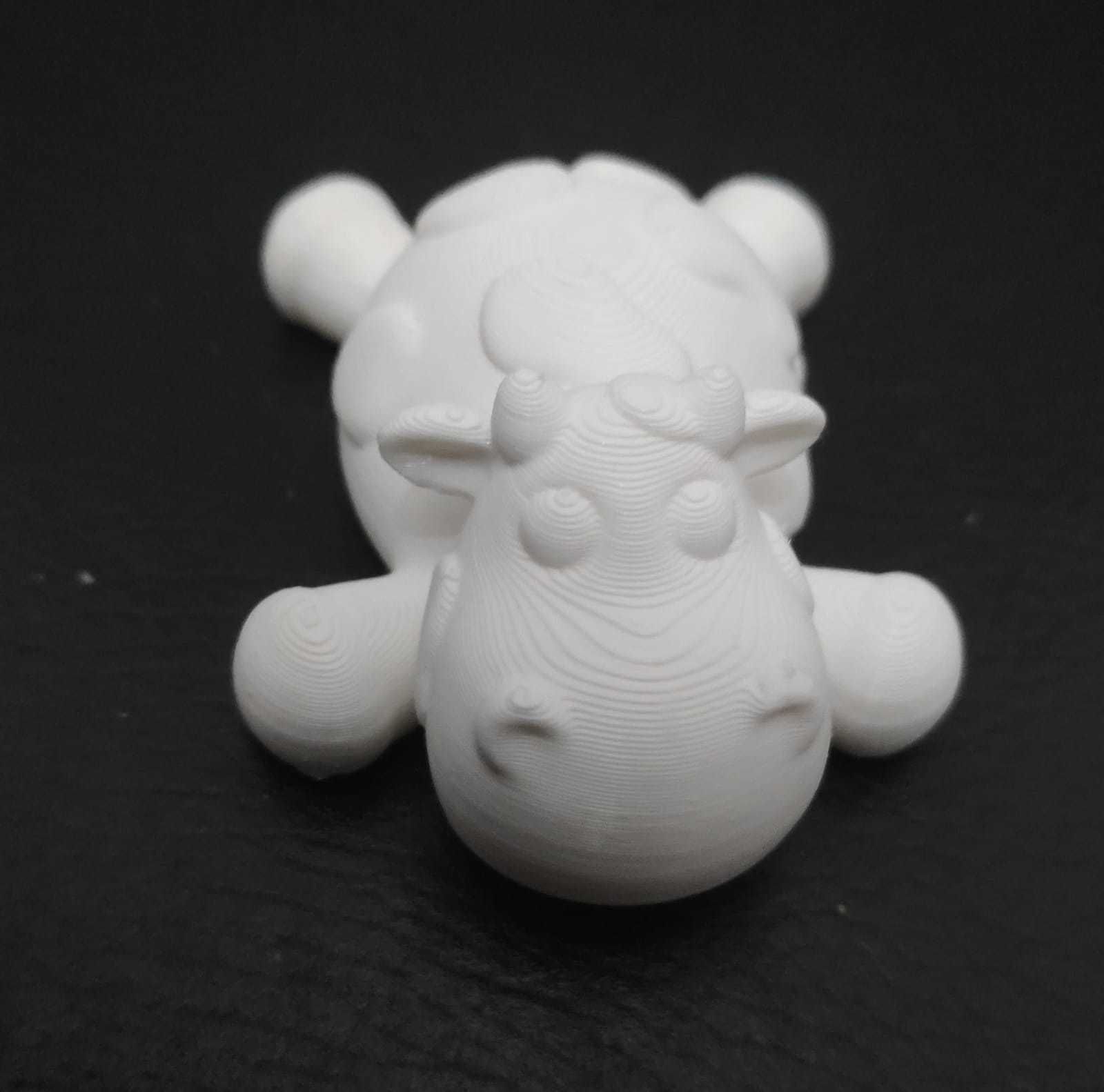 Lying Cow 3D print model_11