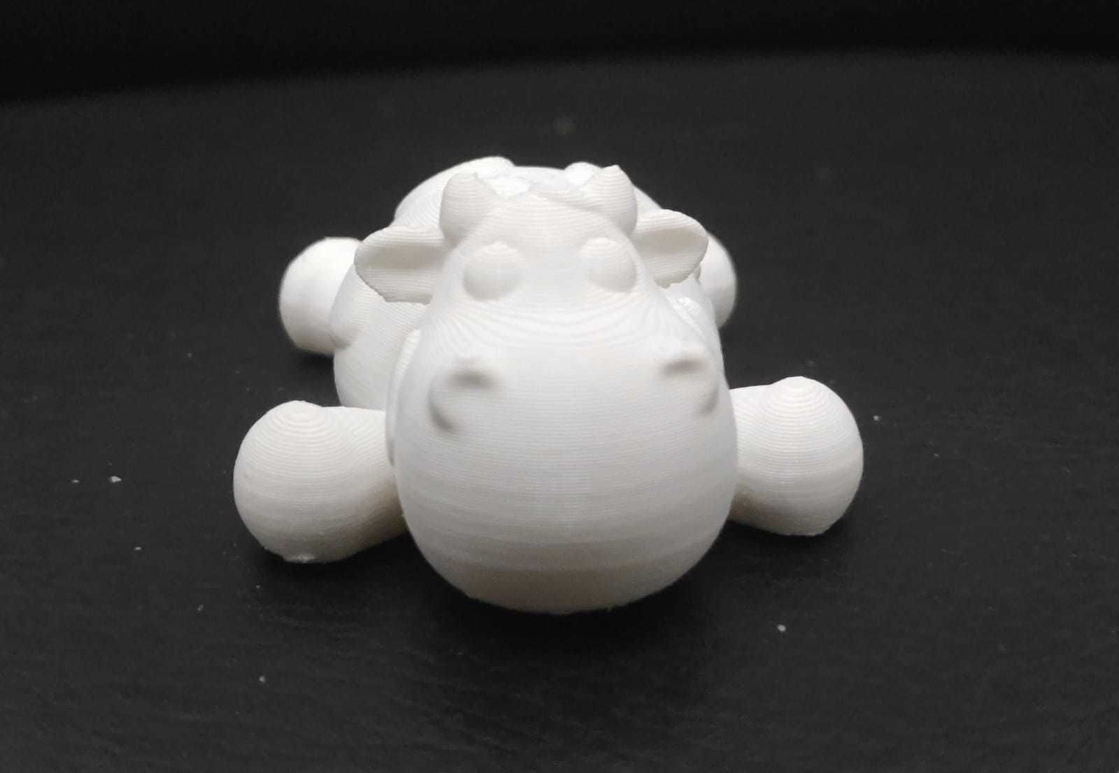 Lying Cow 3D print model_4