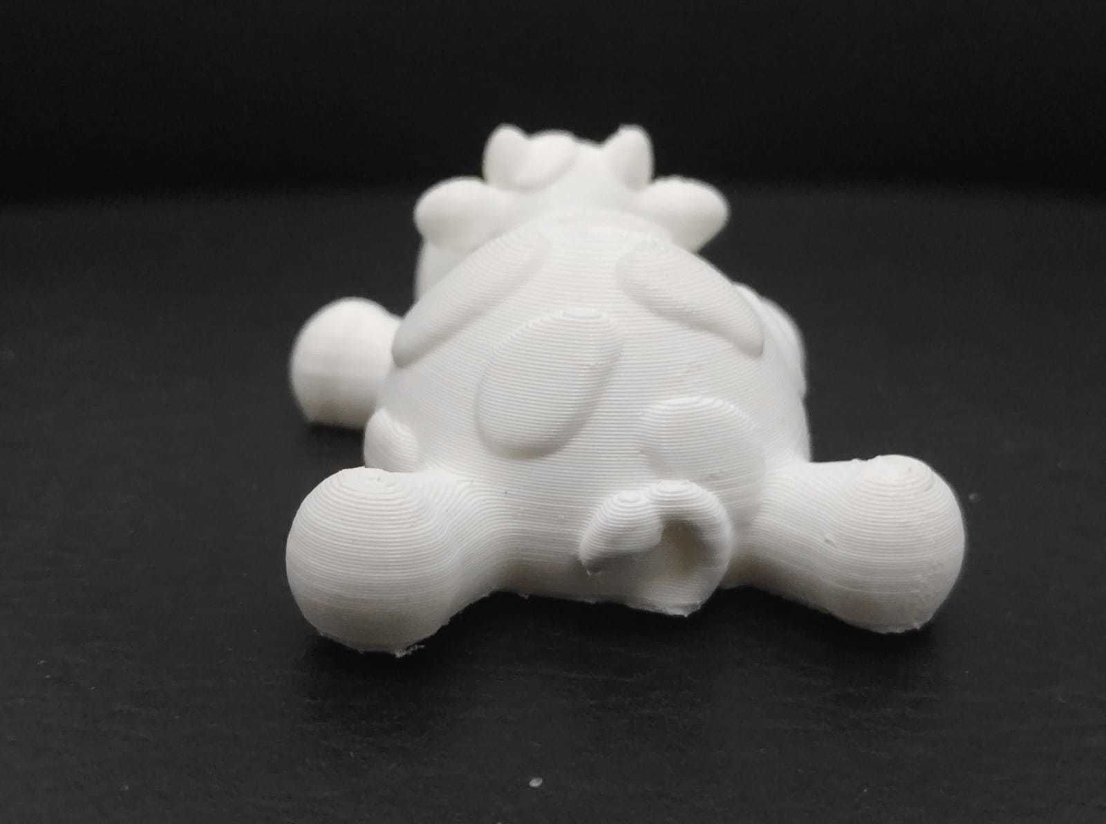 Lying Cow 3D print model_12