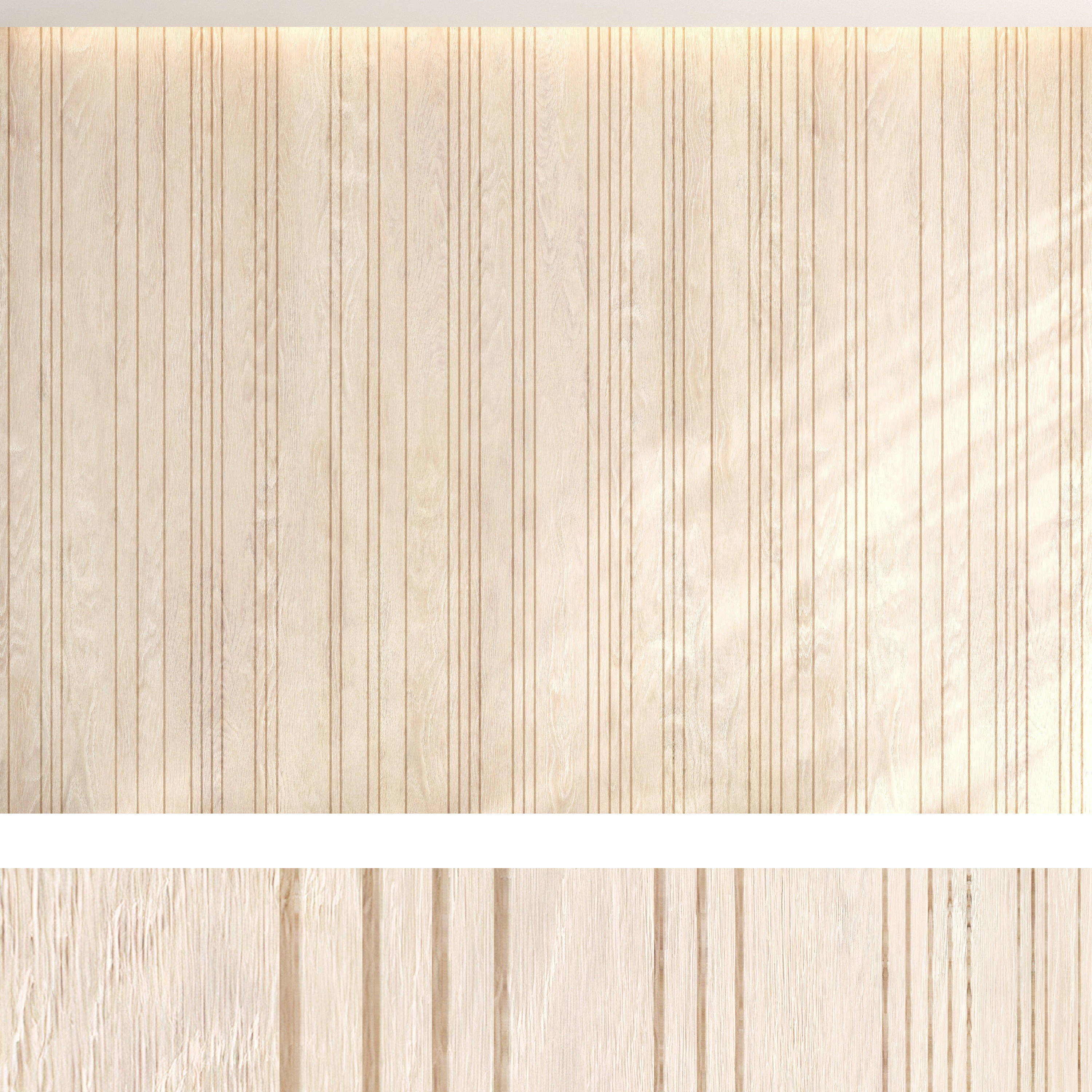 Wood panel set v04 3D model_2