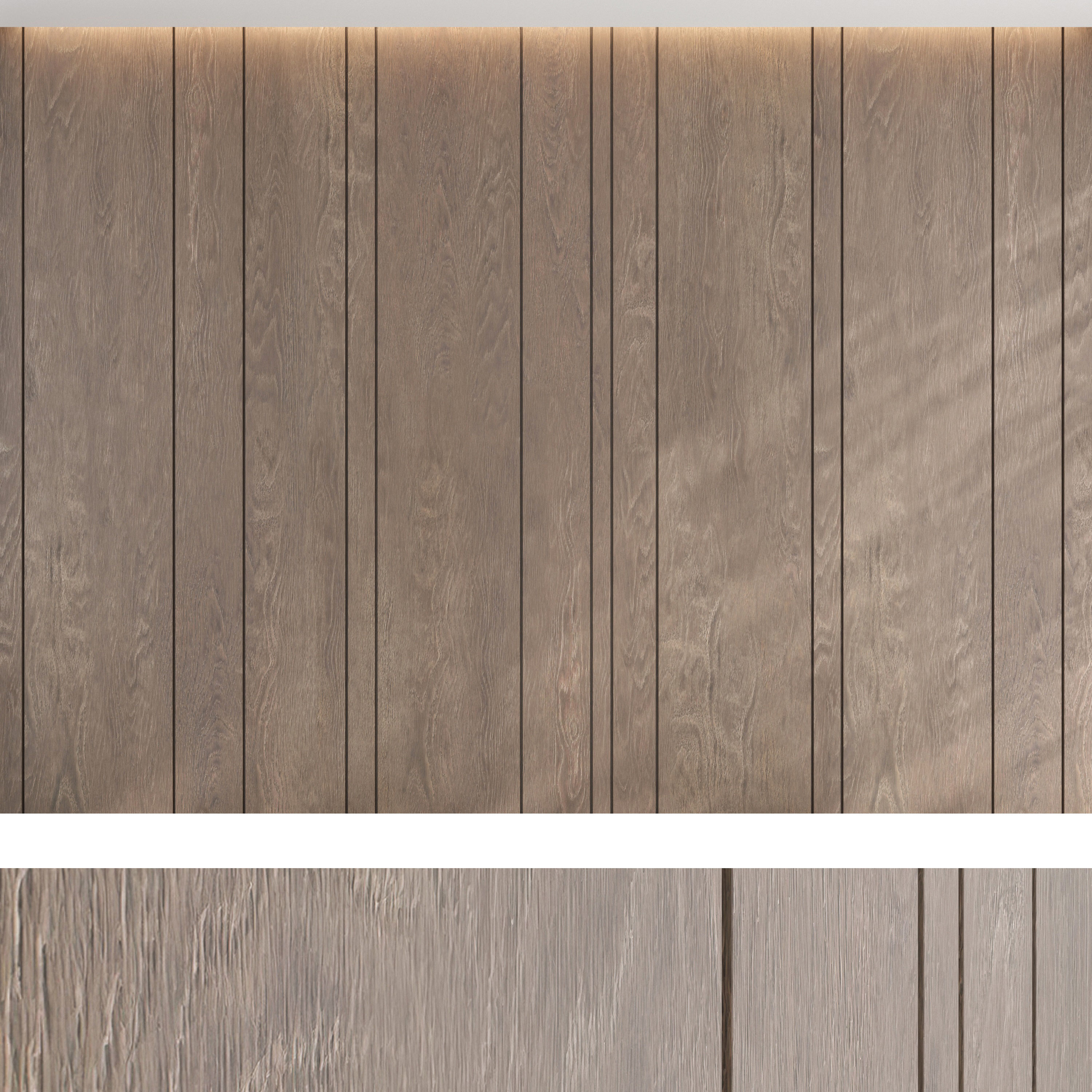 Wood panel set v04 3D model_3