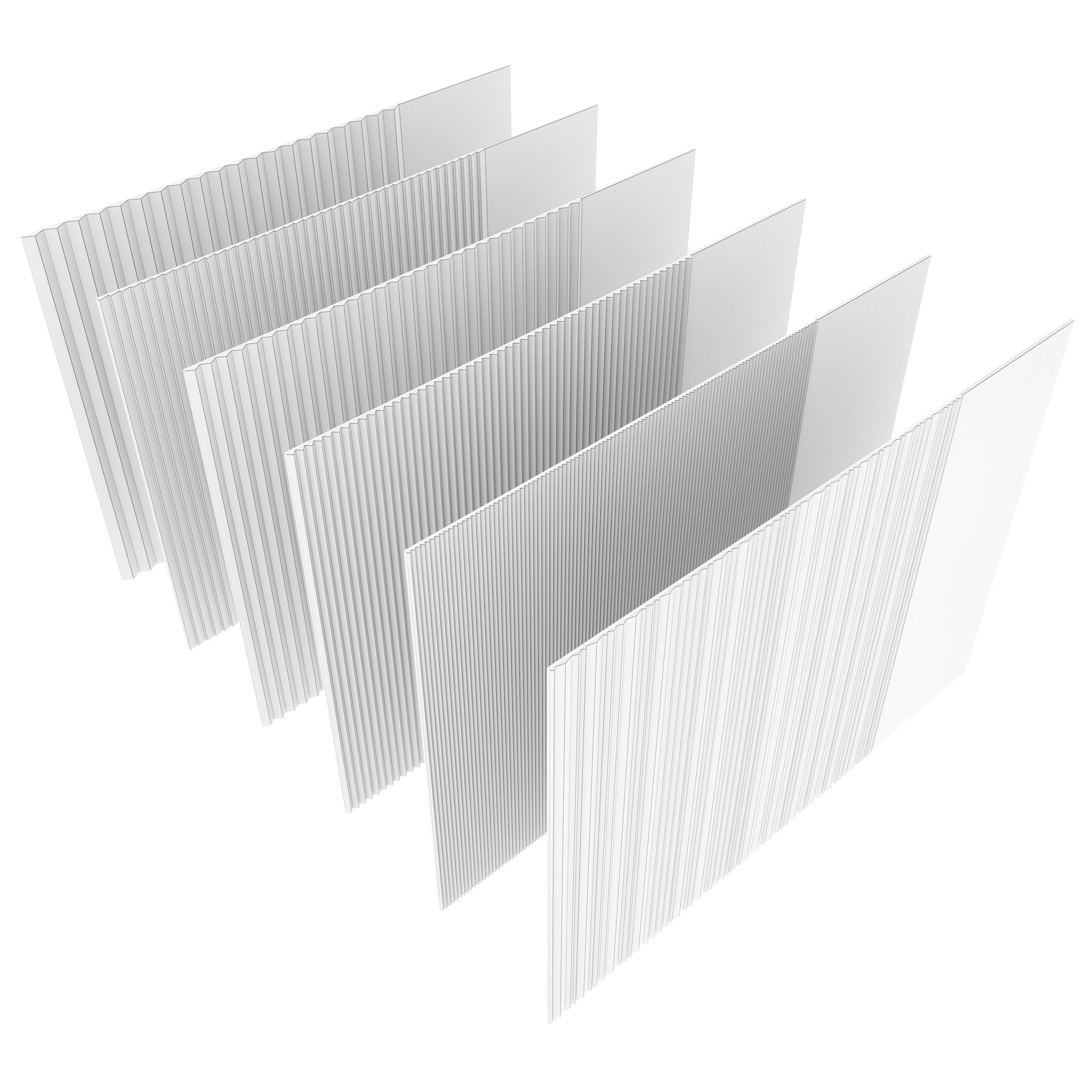 Wood panel set v05 3D model_6