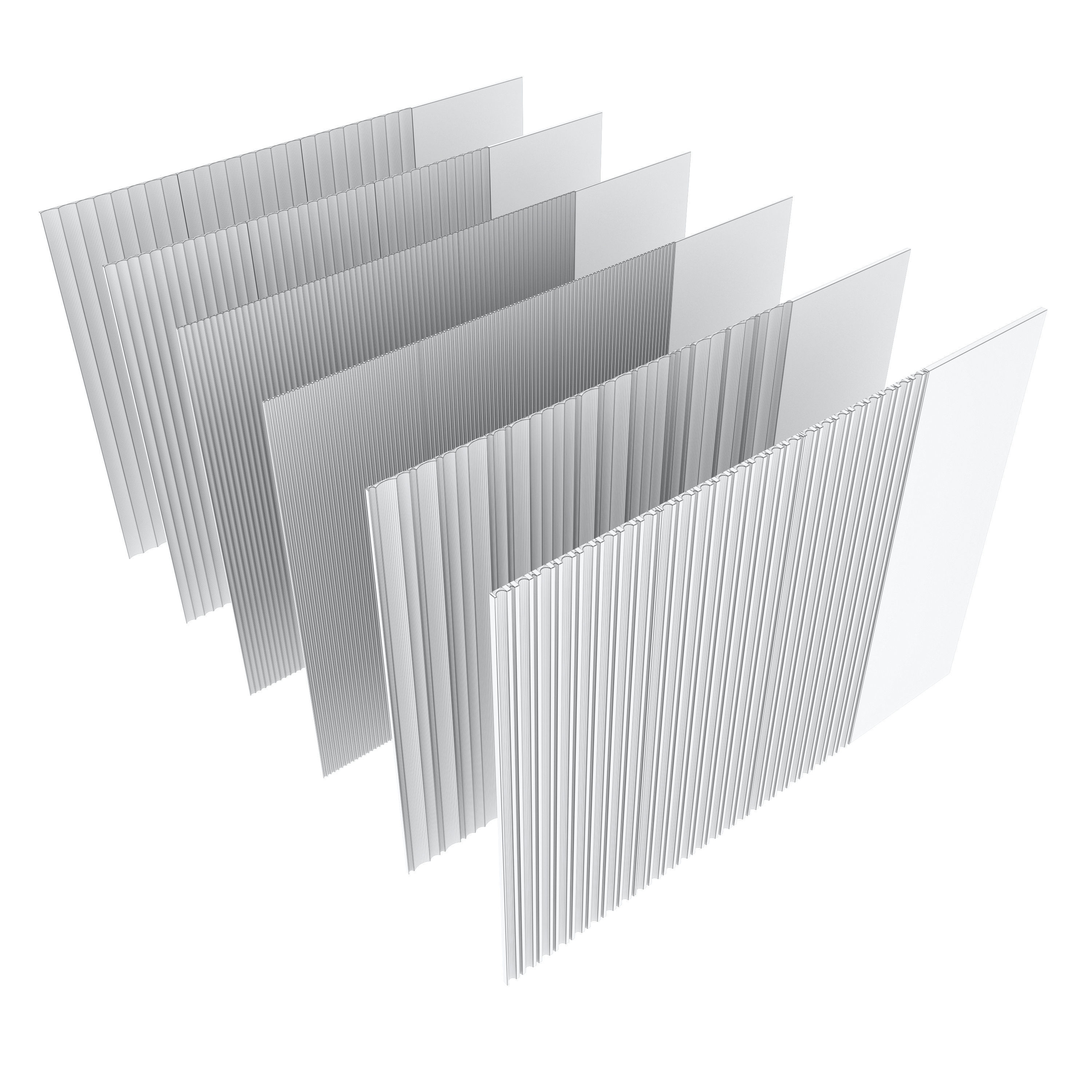 Wood panel set v06 3D model_6