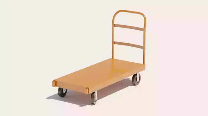 Platform Truck 3D model