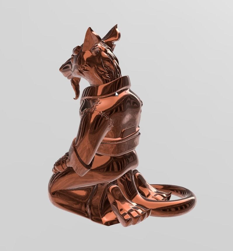 Splinter WITH extra Master Splinter keychain 3D print model 3D print model_3