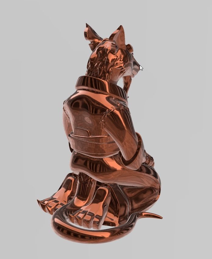 Splinter WITH extra Master Splinter keychain 3D print model 3D print model_2