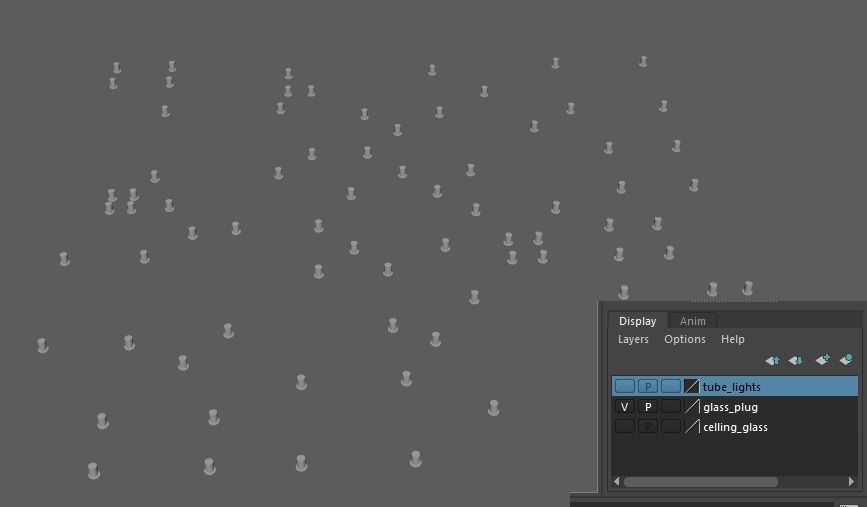 light celling design Low-poly 3D model_11