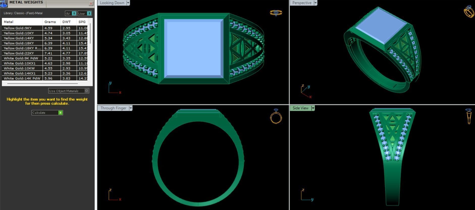 PACK OF 20 MENS RINGS 3D print model_7