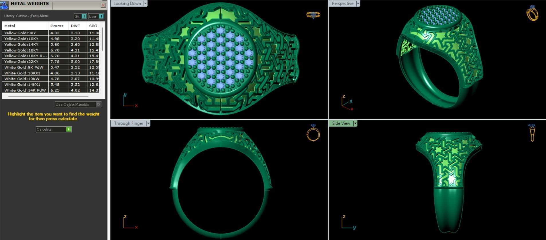 PACK OF 20 MENS RINGS 3D print model_8