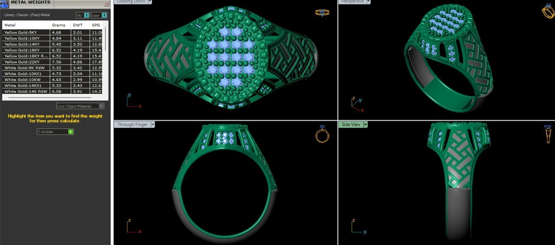 PACK OF 20 MENS RINGS 3D print model_17