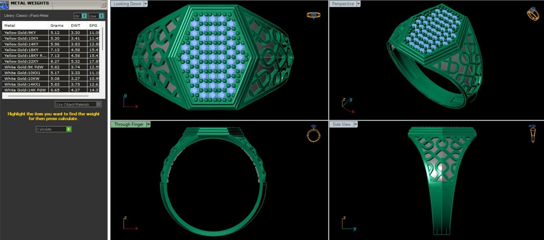 PACK OF 20 MENS RINGS 3D print model_14