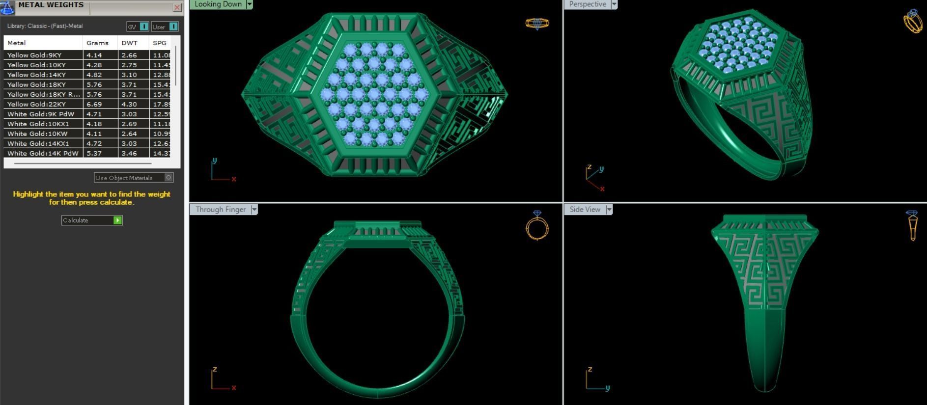 PACK OF 20 MENS RINGS 3D print model_4