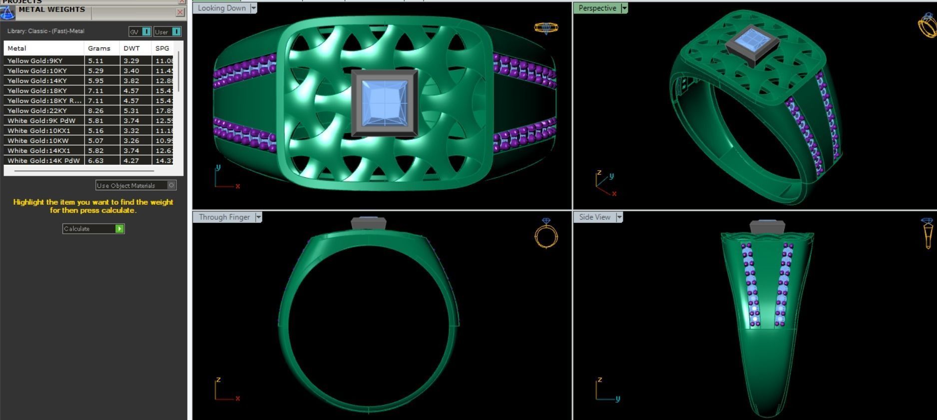 PACK OF 20 MENS RINGS 3D print model_19