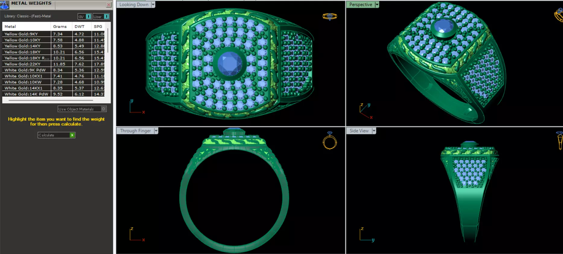 PACK OF 20 MENS RINGS 3D print model_0