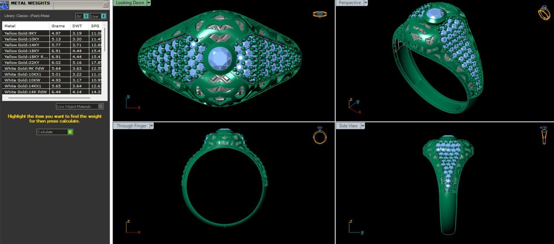PACK OF 20 MENS RINGS 3D print model_6