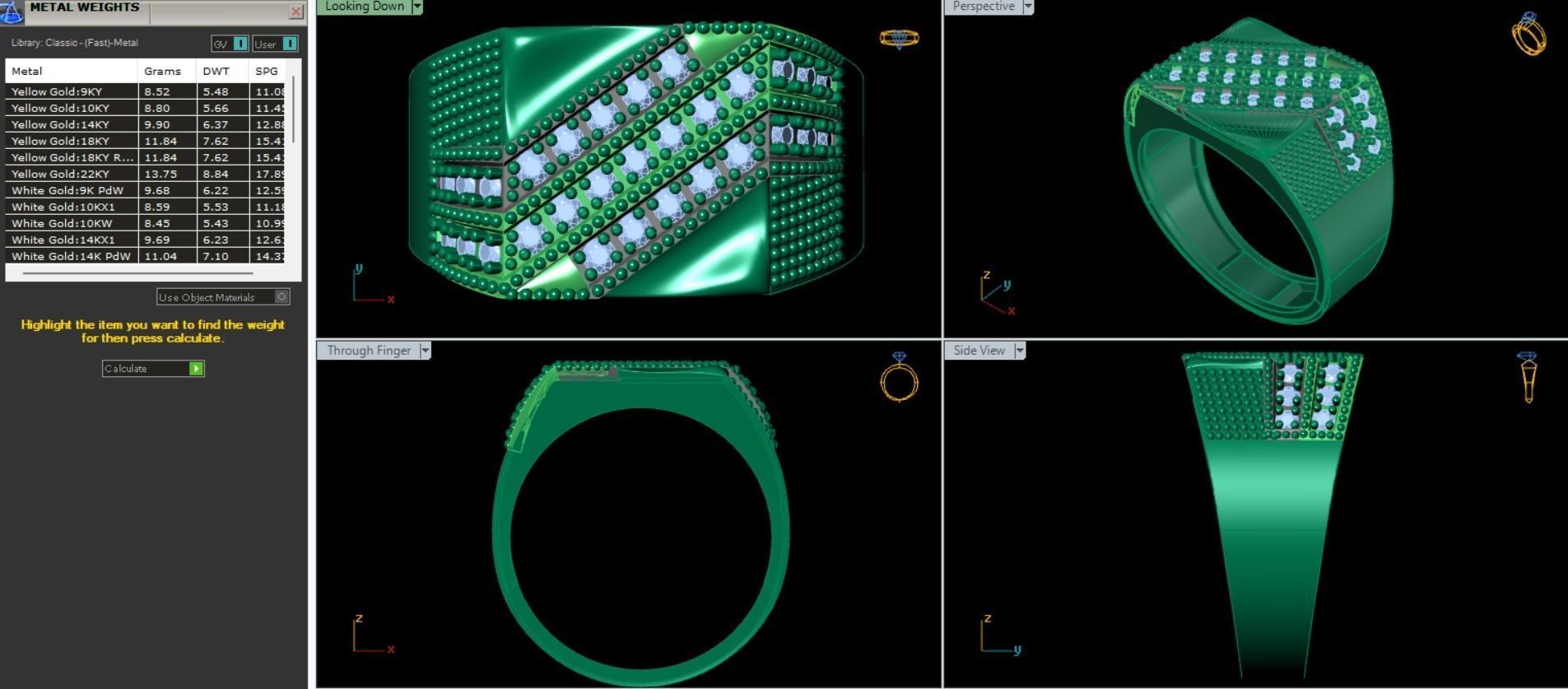 PACK OF 20 MENS RINGS 3D print model_16