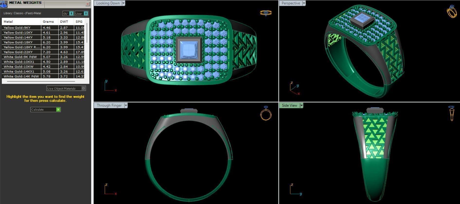 PACK OF 20 MENS RINGS 3D print model_11