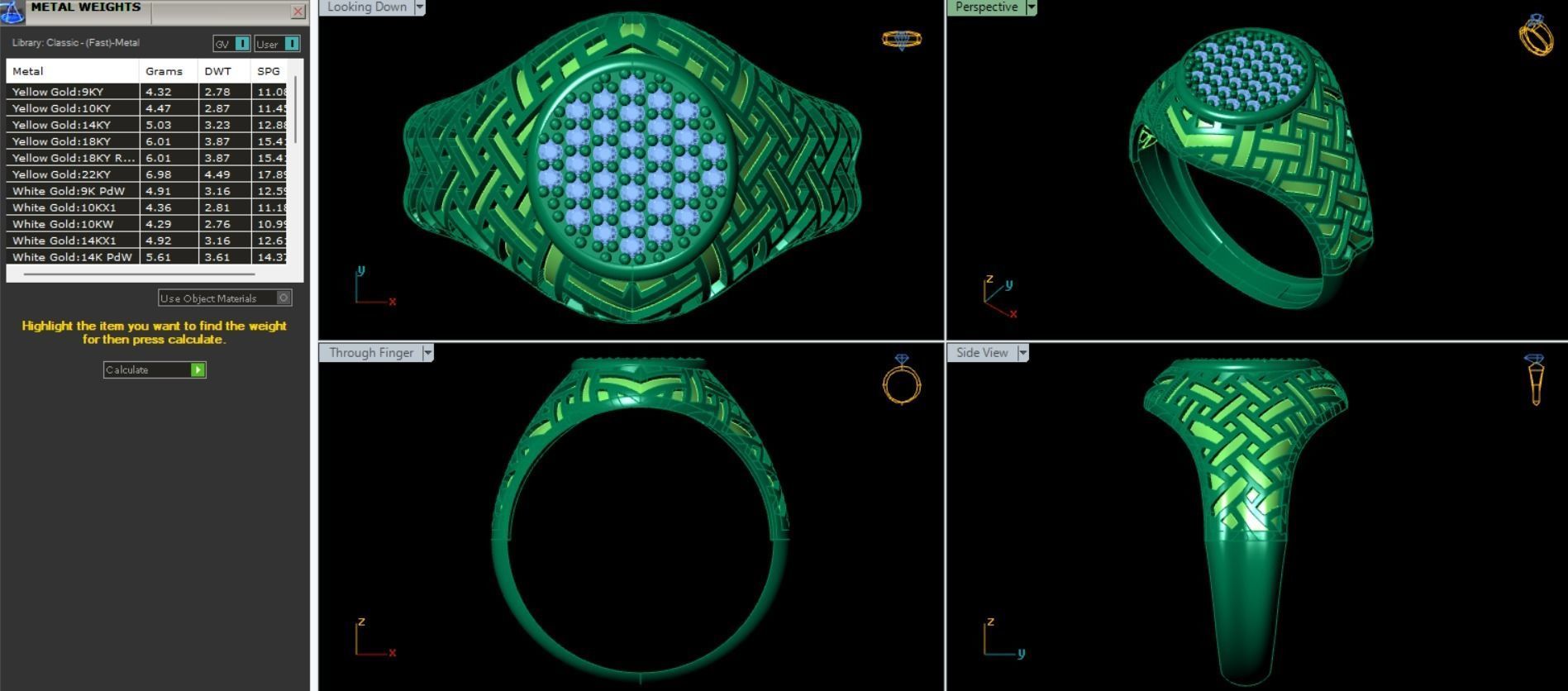 PACK OF 20 MENS RINGS 3D print model_18