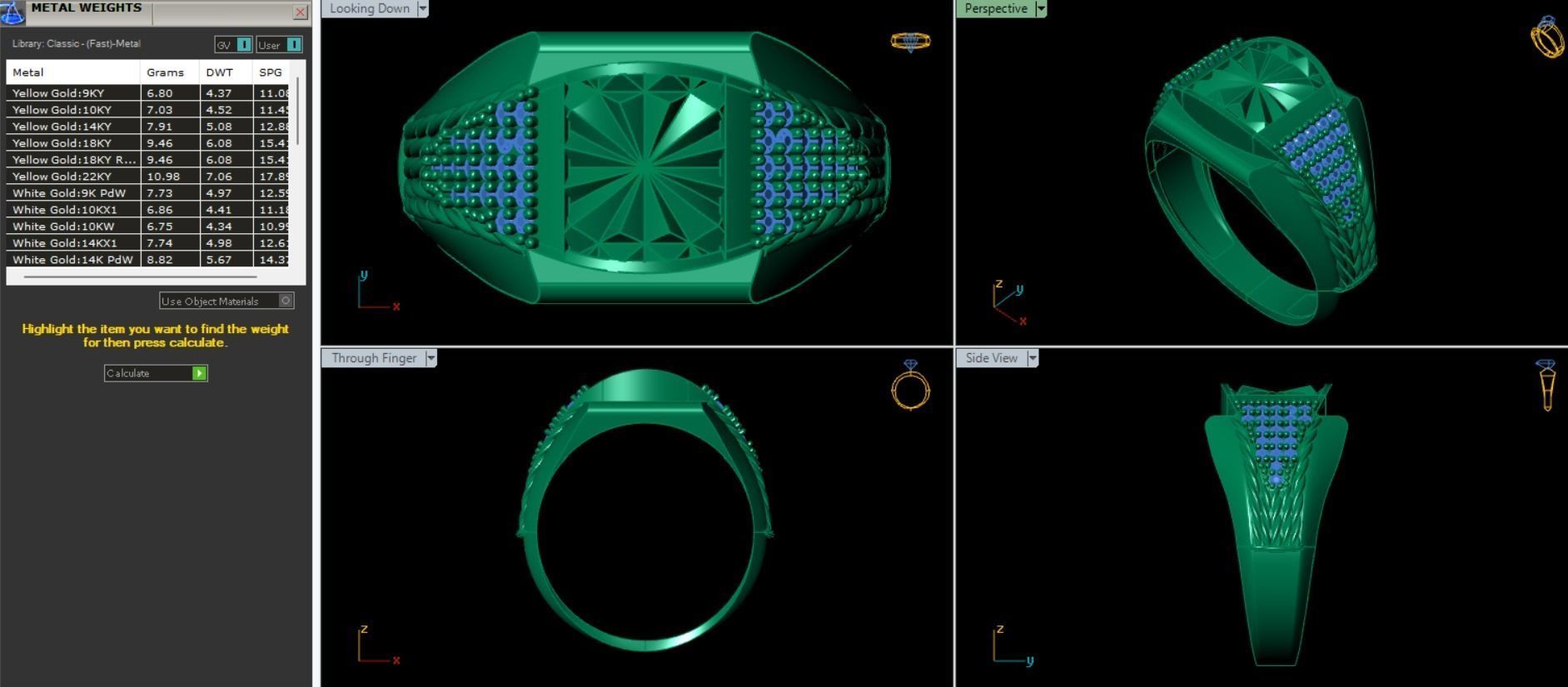 PACK OF 20 MENS RINGS 3D print model_13