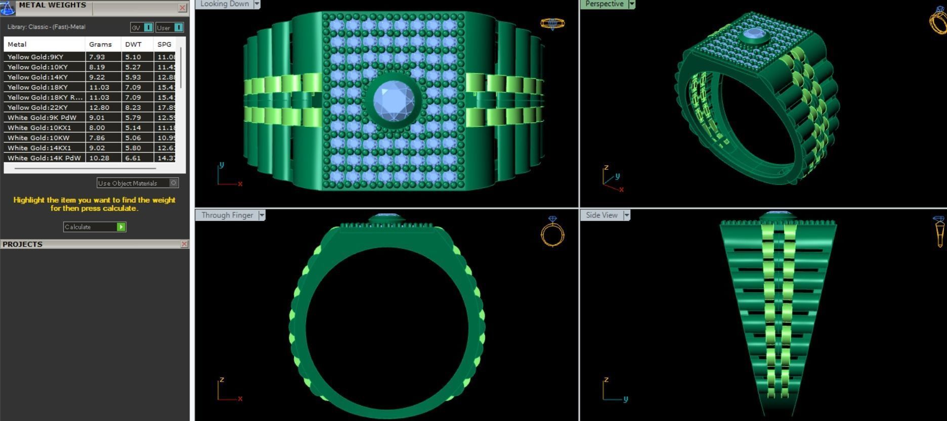 PACK OF 20 MENS RINGS 3D print model_1