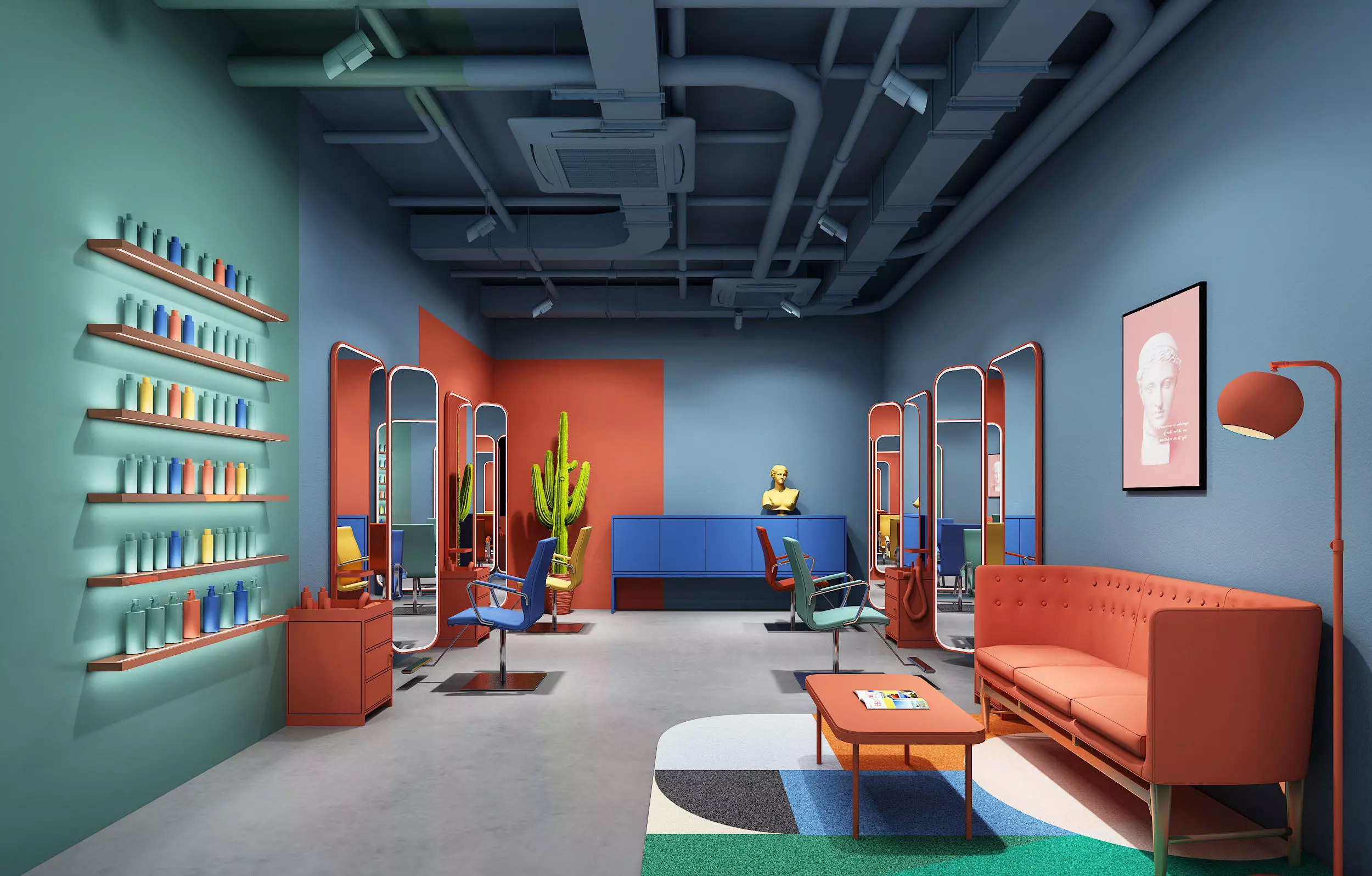 Barber Shop 3D model