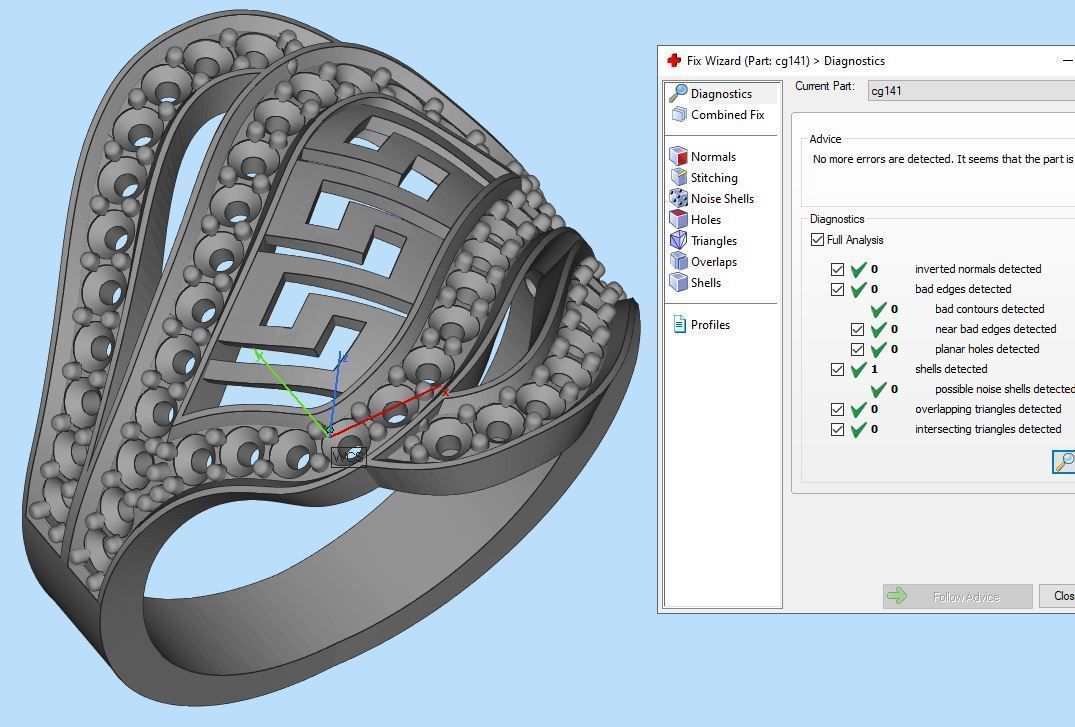 Ring Greek pattern 1ct 3D print model_2