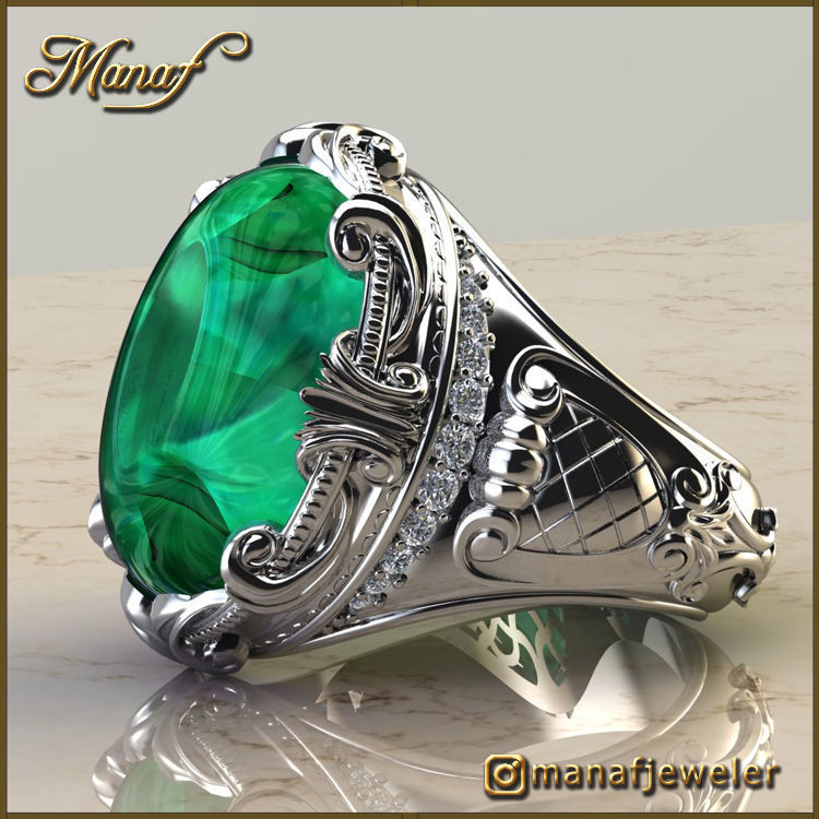 Mens ring STL 3D print model_1