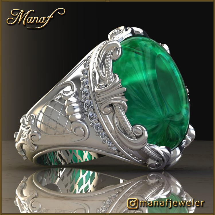 Mens ring STL 3D print model_2