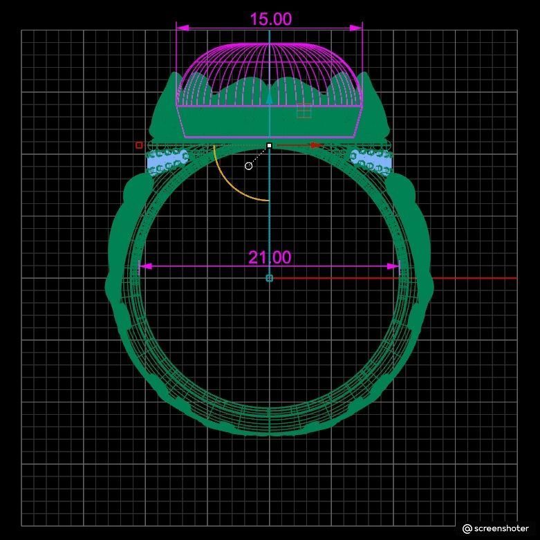 Mens ring STL 3D print model_12