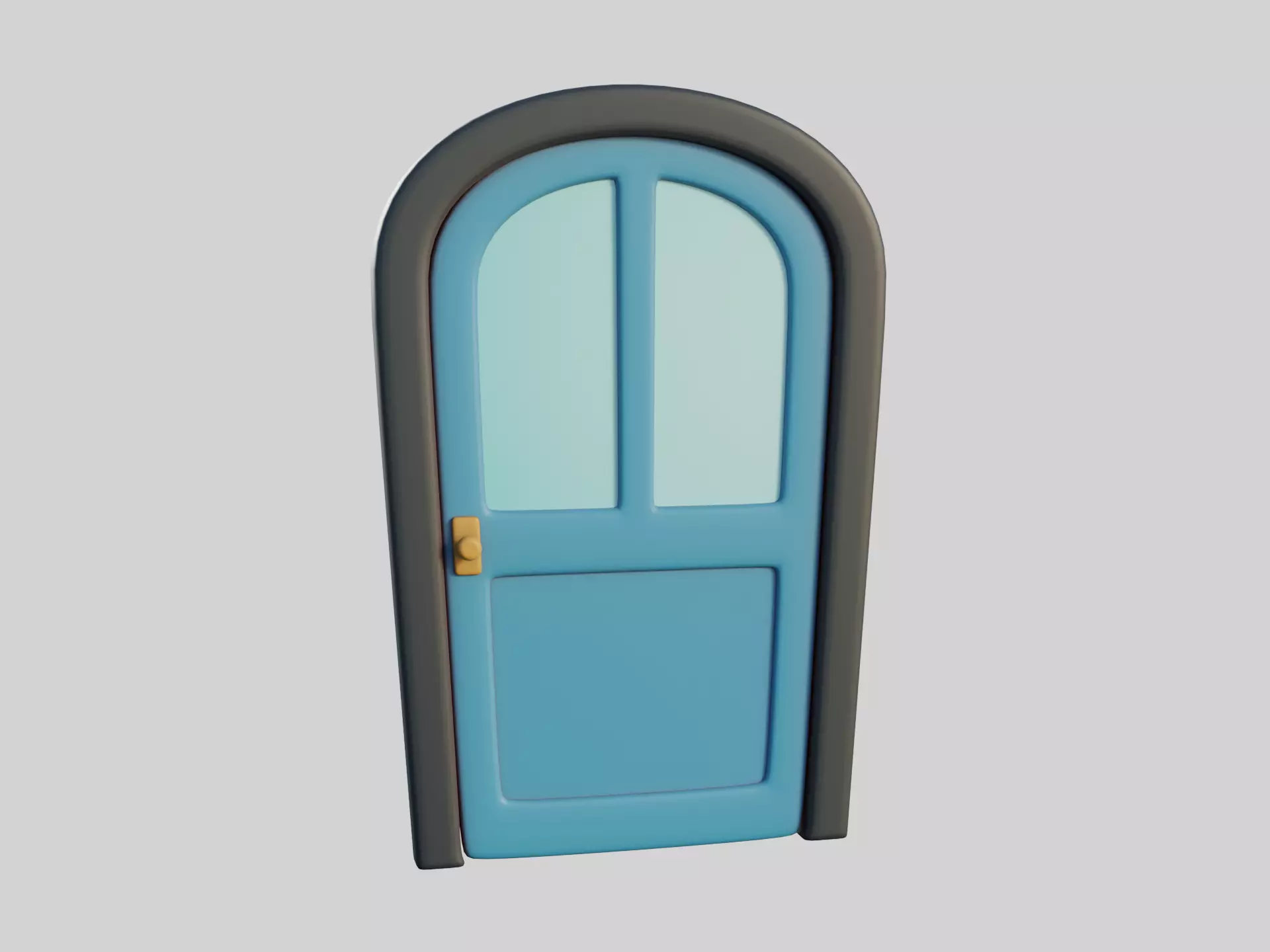 Cartoon Door 12Gb 3D model_0