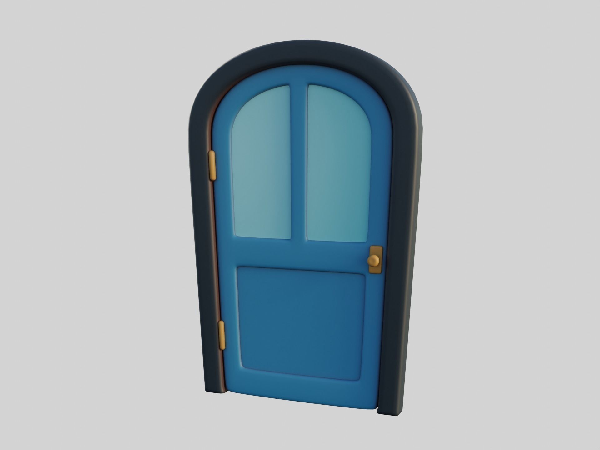 Cartoon Door 12Gb 3D model_4