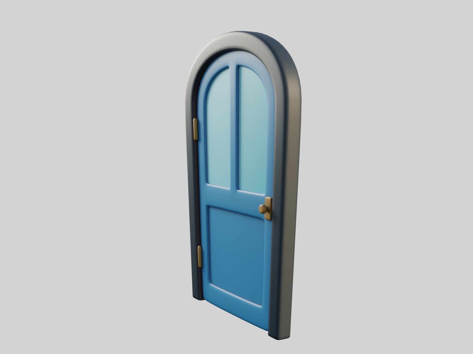 Cartoon Door 12Gb 3D model_3