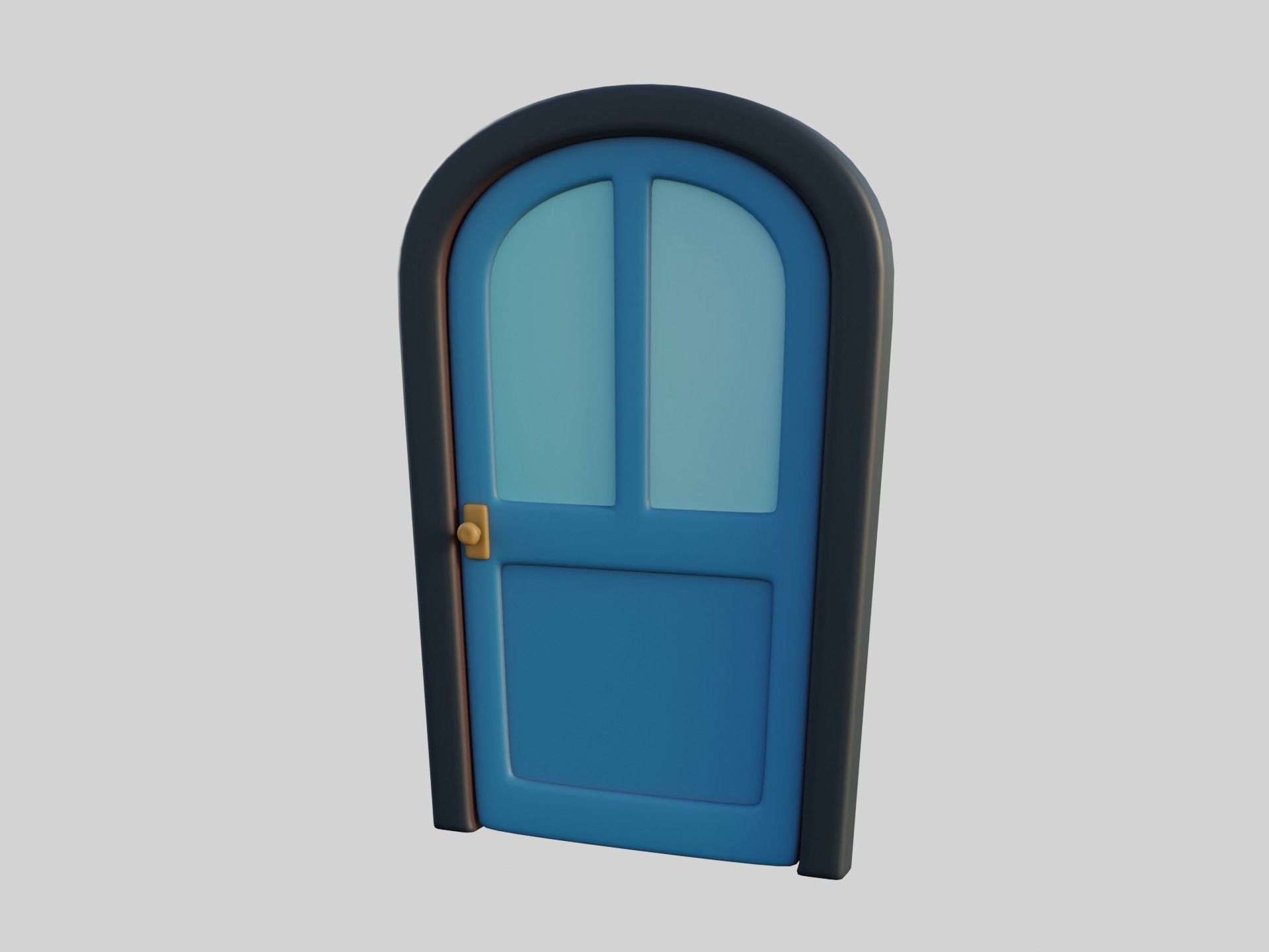 Cartoon Door 12Gb 3D model_9