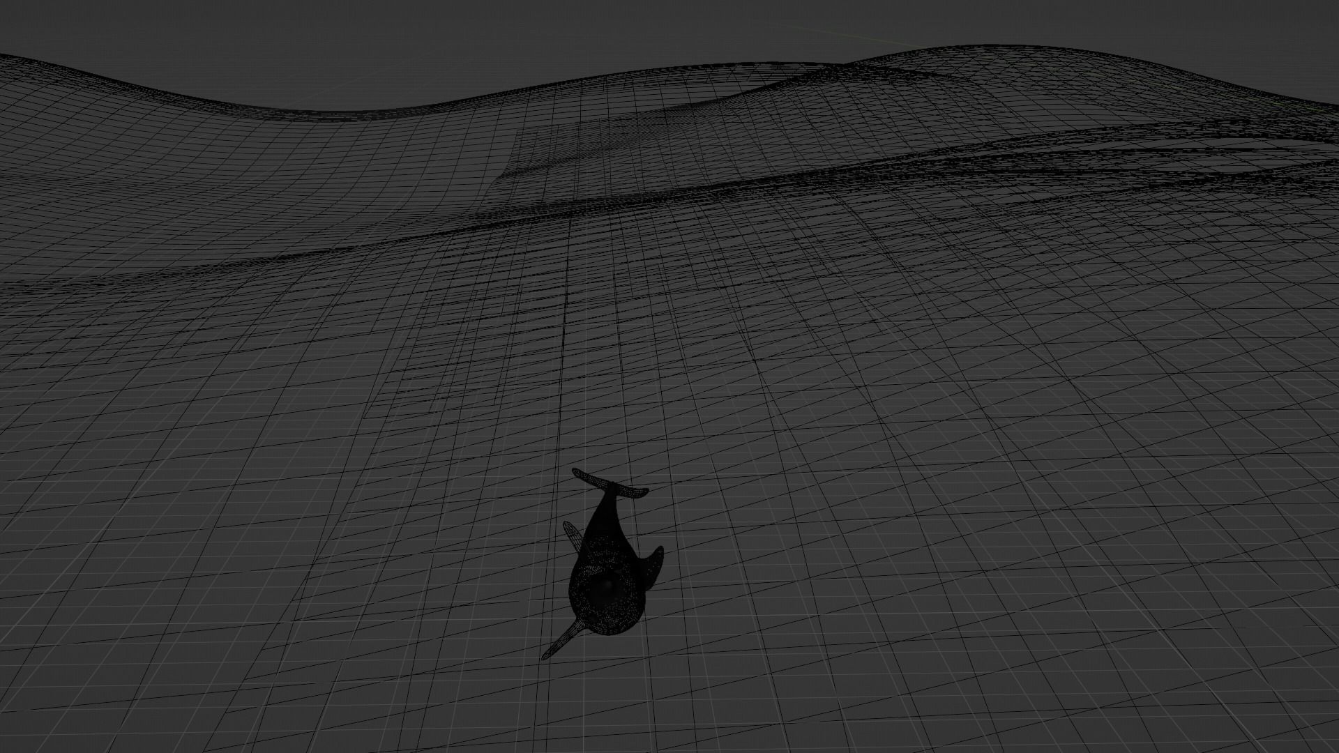 Animated Cartoony Dolphin Low-poly 3D model_3