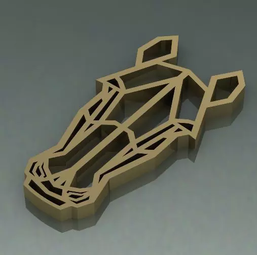 Horses head Model 1548 3D print model_0