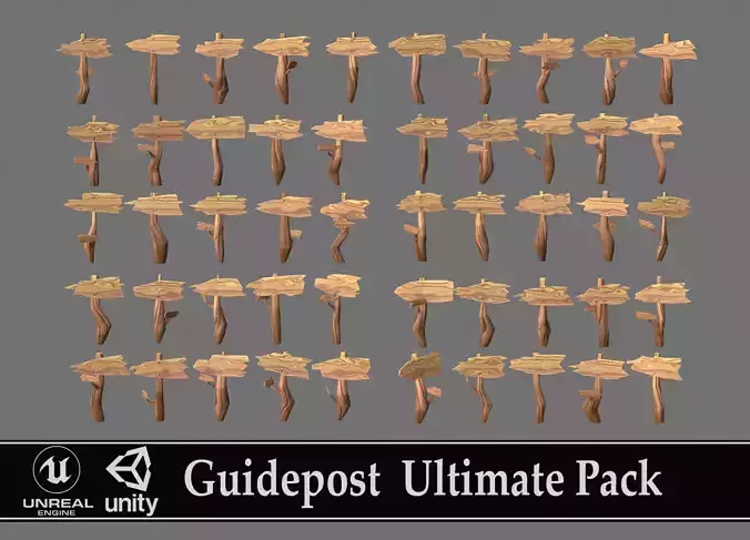 Guidepost ultimate pack 3D Model Collection