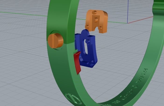Bracelet Model 1540 3D print model_5