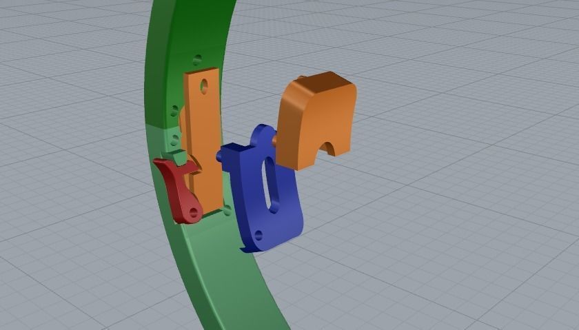 Bracelet Model 1540 3D print model_4
