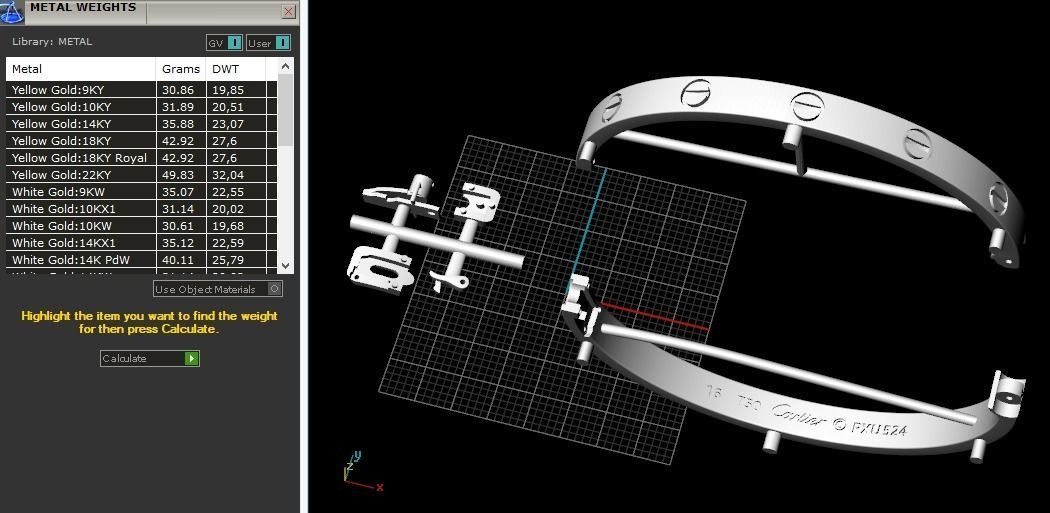 Bracelet Model 1540 3D print model_8