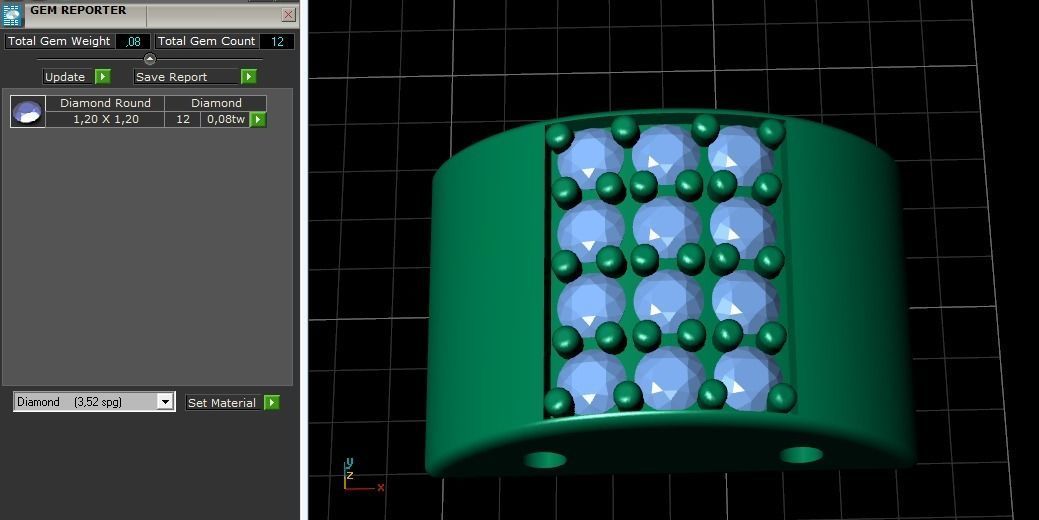 Bracelet Model 1557 3D print model_15