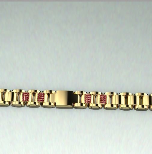 Bracelet Model 1557 3D print model_1
