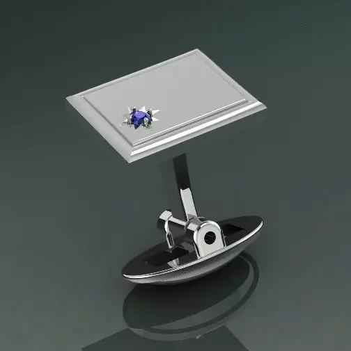 1549 Shirt cufflink 3D print model