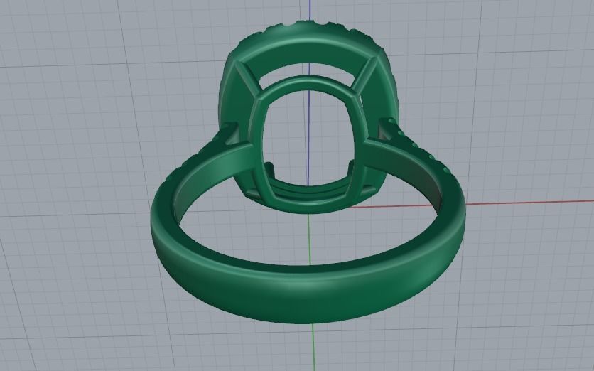 Ring Chushion Model 1564 3D print model_4