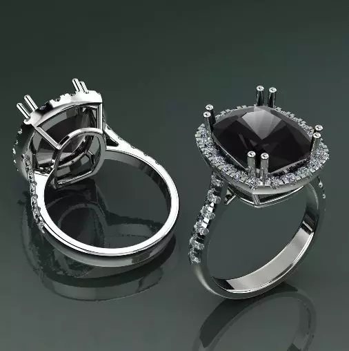 Ring Chushion Model 1564 3D print model_0