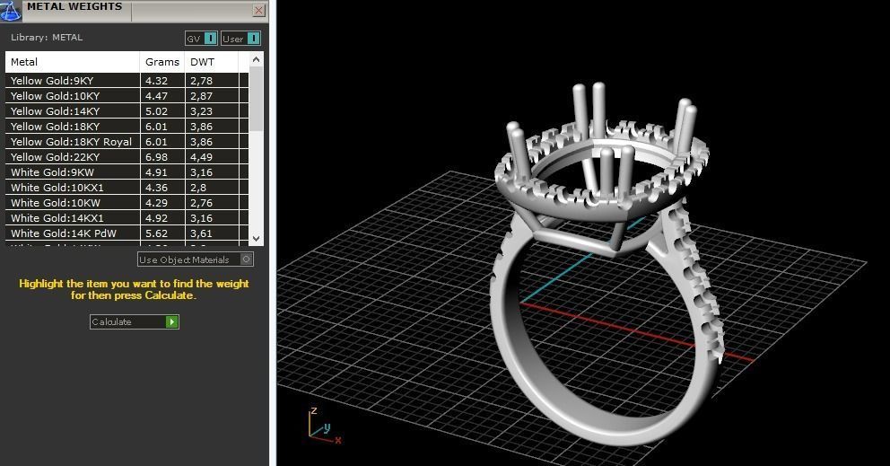 Ring Chushion Model 1564 3D print model_8