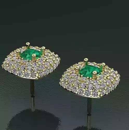 Puset Earring Model 1559 3D print model