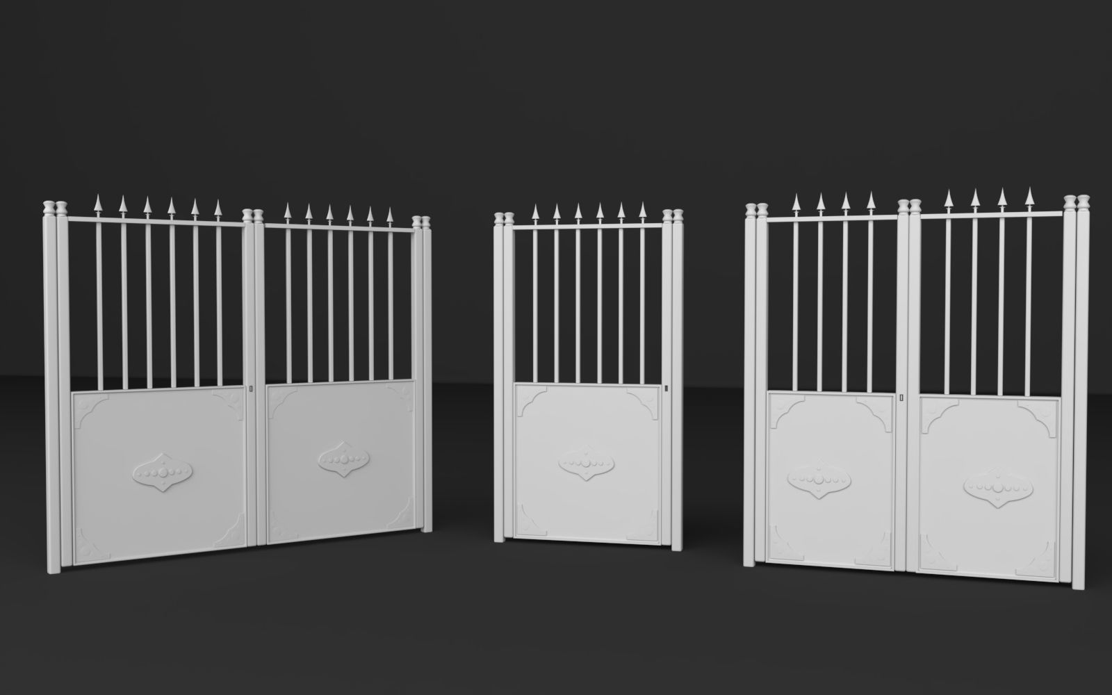 garden door 3D model_1