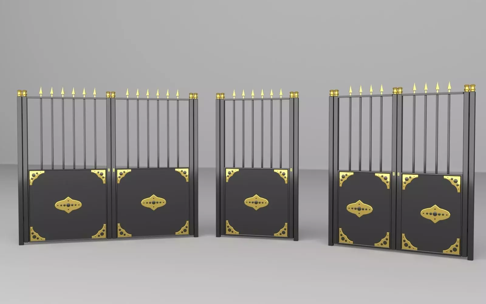 garden door 3D model_0