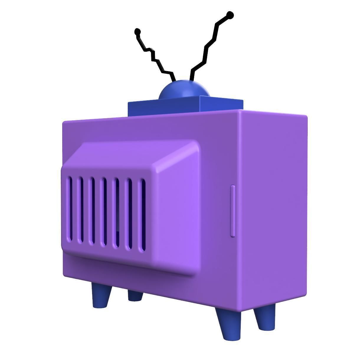 Simpson TV Switch Dock 3D print model_1