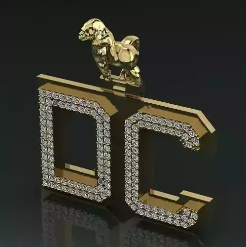 Pendant DC with a monkey Model 1580